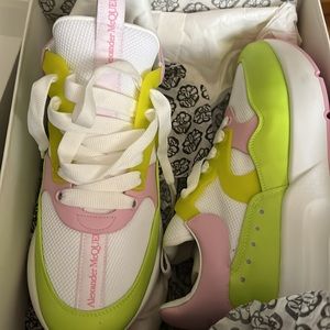 Alexander McQueen Colorblock Leather Runner Sneaker